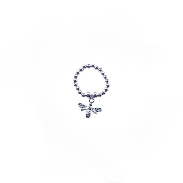 Sterling Silver Bee Ring