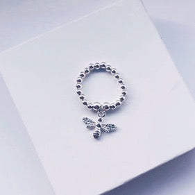 Sterling Silver Bee Ring