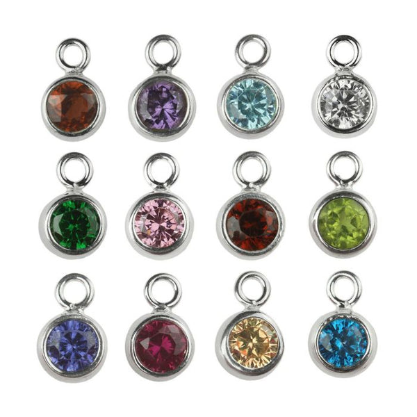 Children's Sterling Silver Birthstone Bracelet