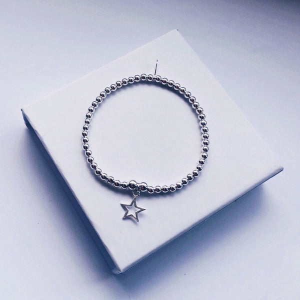 Children's Sterling Silver Star Bracelet