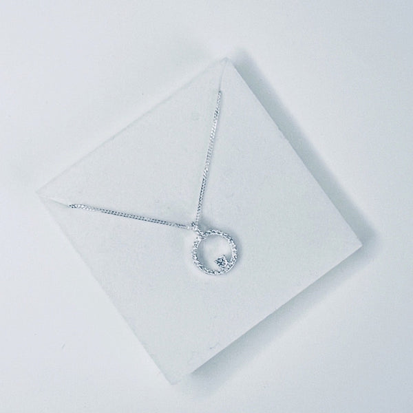 Sterling Silver Circle Of Life Necklace