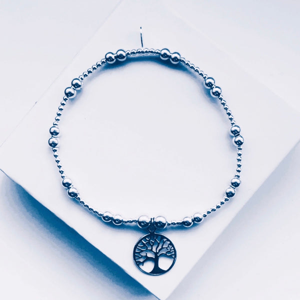 Sterling Silver Tree of Life Bracelet