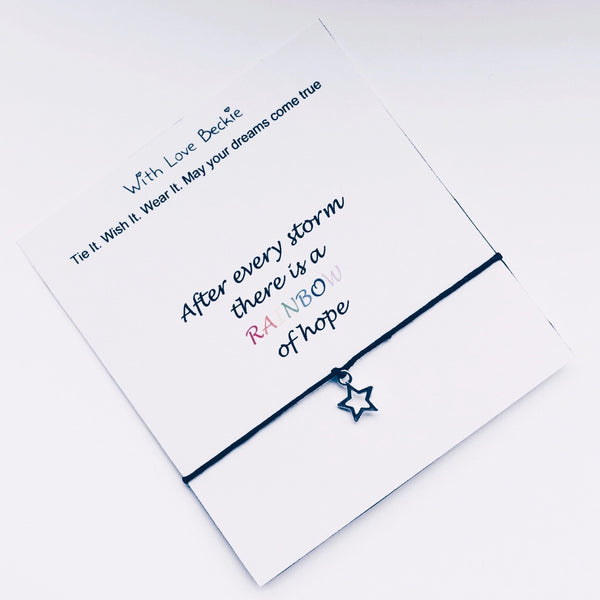 Rainbow Of Hope Wish String