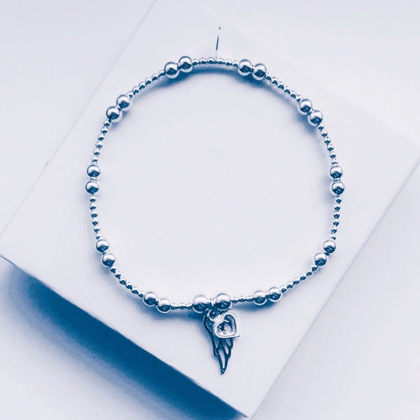Sterling Silver Guardian Angel Bracelet
