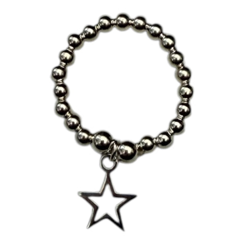 Sterling Silver Open Star Ring