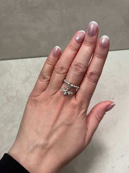 Sterling Silver Bee Ring