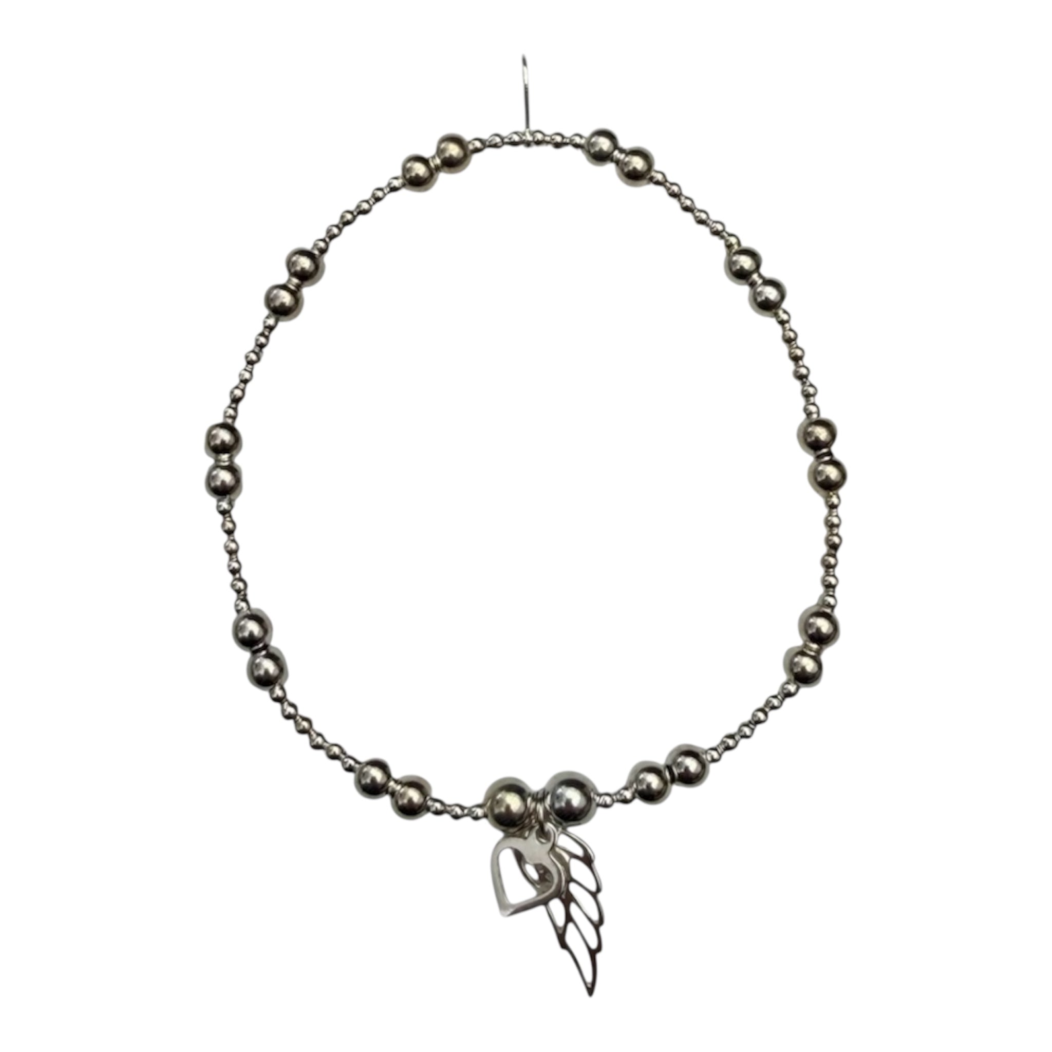 Sterling Silver Guardian Angel Bracelet