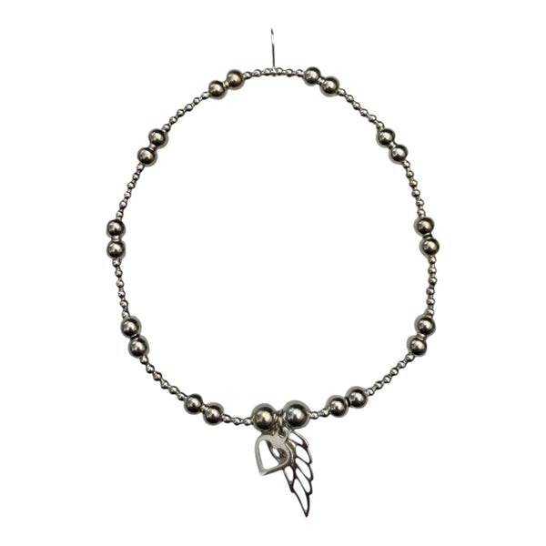 Sterling Silver Guardian Angel Bracelet