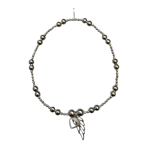 Sterling Silver Guardian Angel Bracelet