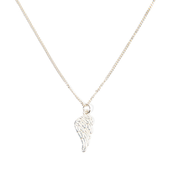 Angel Wing Necklace - Sterling Silver