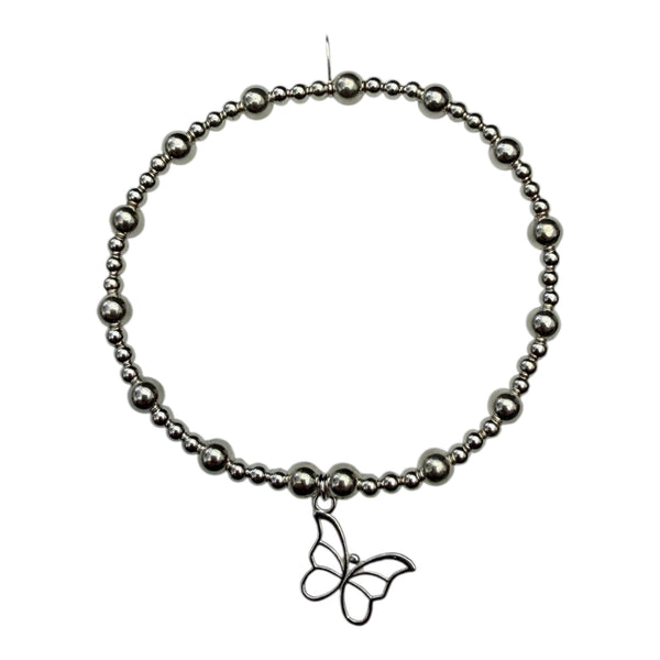 Sterling Silver Butterfly Bracelet