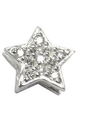 Sterling Silver Triple Star Bead Bracelet