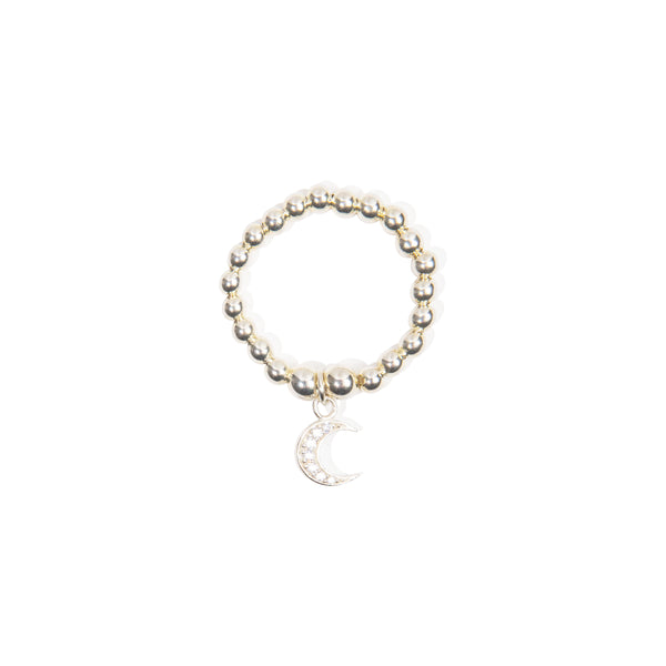 Moon Ring - Sterling Silver