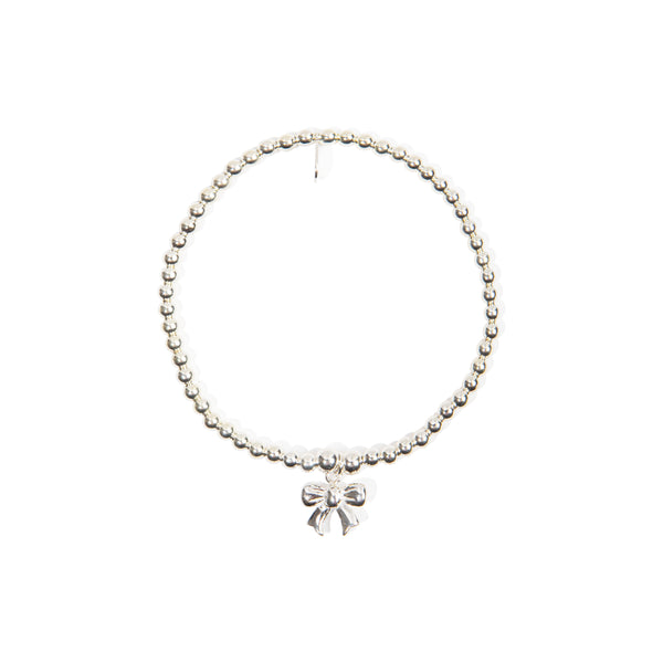 Children's Bow Bracelet - Sterling Silver