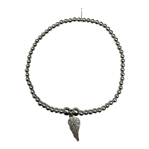 Sterling Silver Angel Wing Bracelet