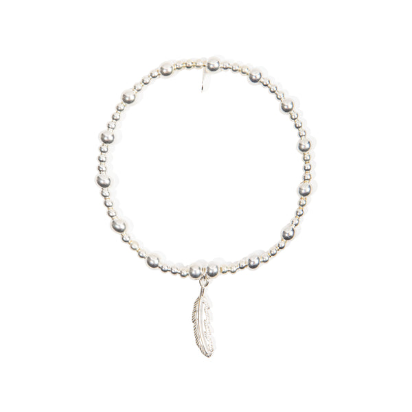 Filligree Feather Bracelet - Sterling Silver