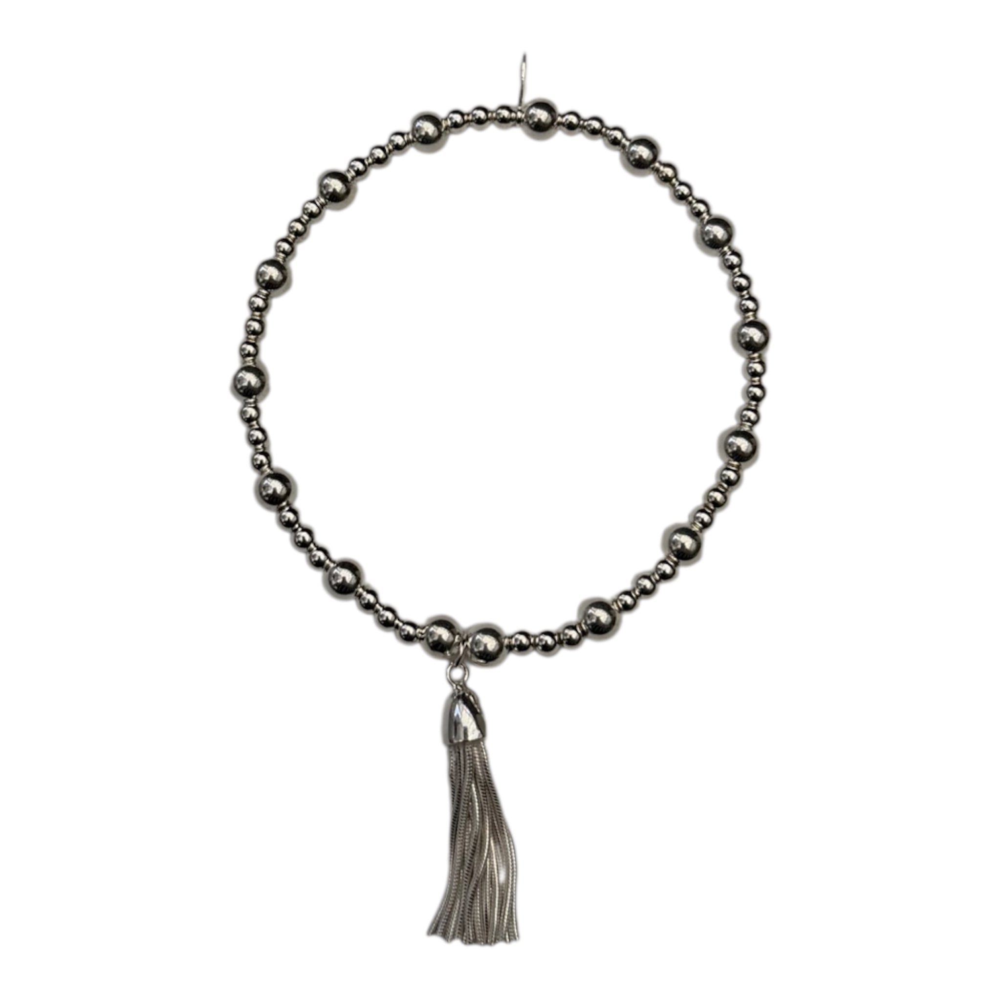 Sterling Silver Tassel Bracelet