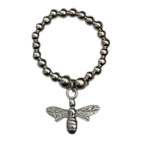 Sterling Silver Bee Ring