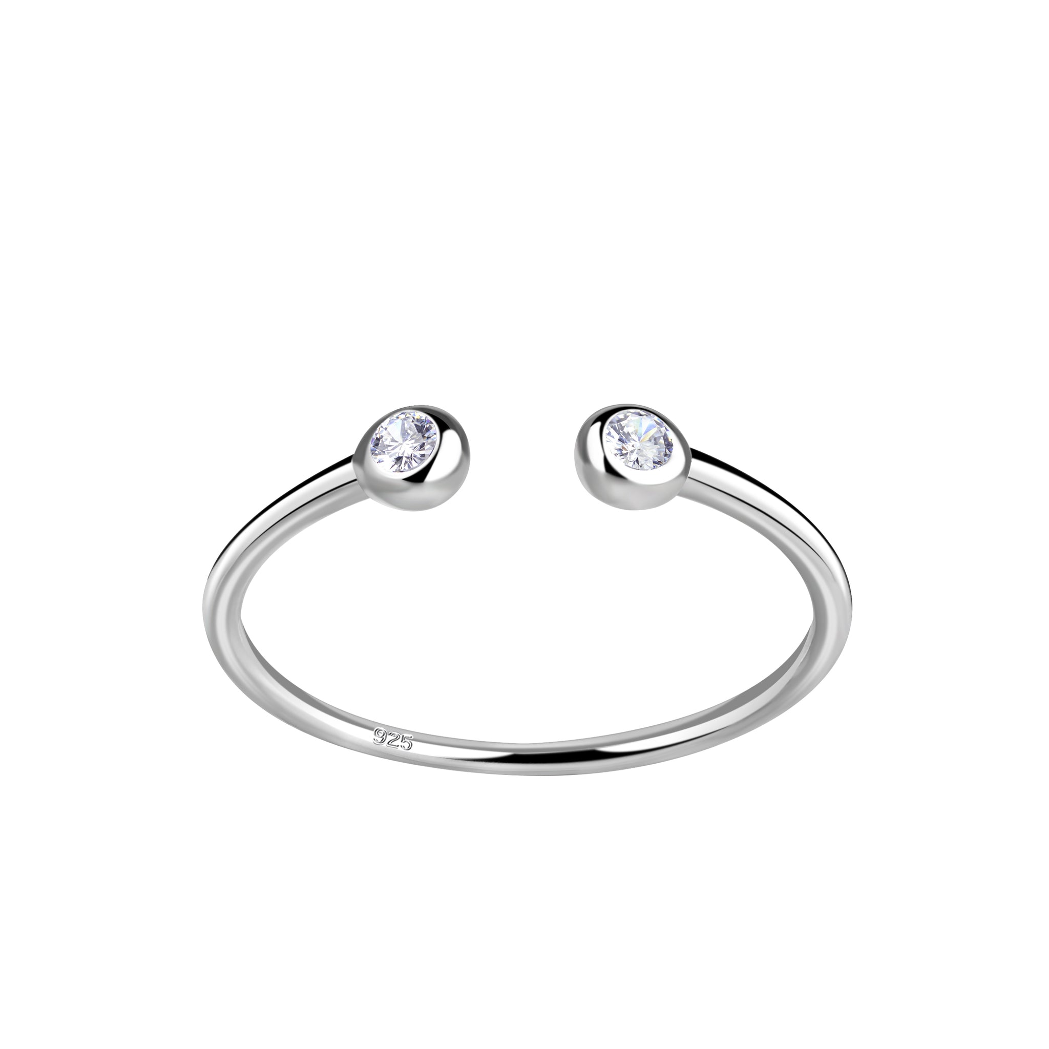 Sterling Silver Opened Ring