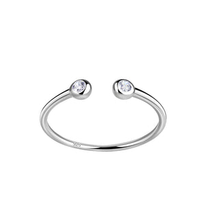 Sterling Silver Opened Ring