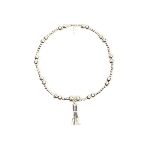 Mini Tassel Bracelet - Sterling Silver