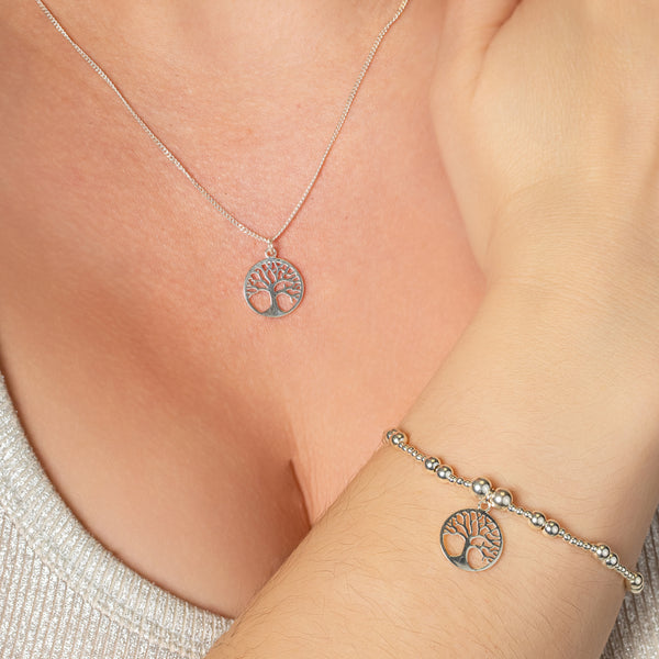 Tree of Life Bracelet - Sterling Silver