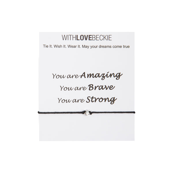 You Are Amazing, You Are Brave You Are Strong Wish String