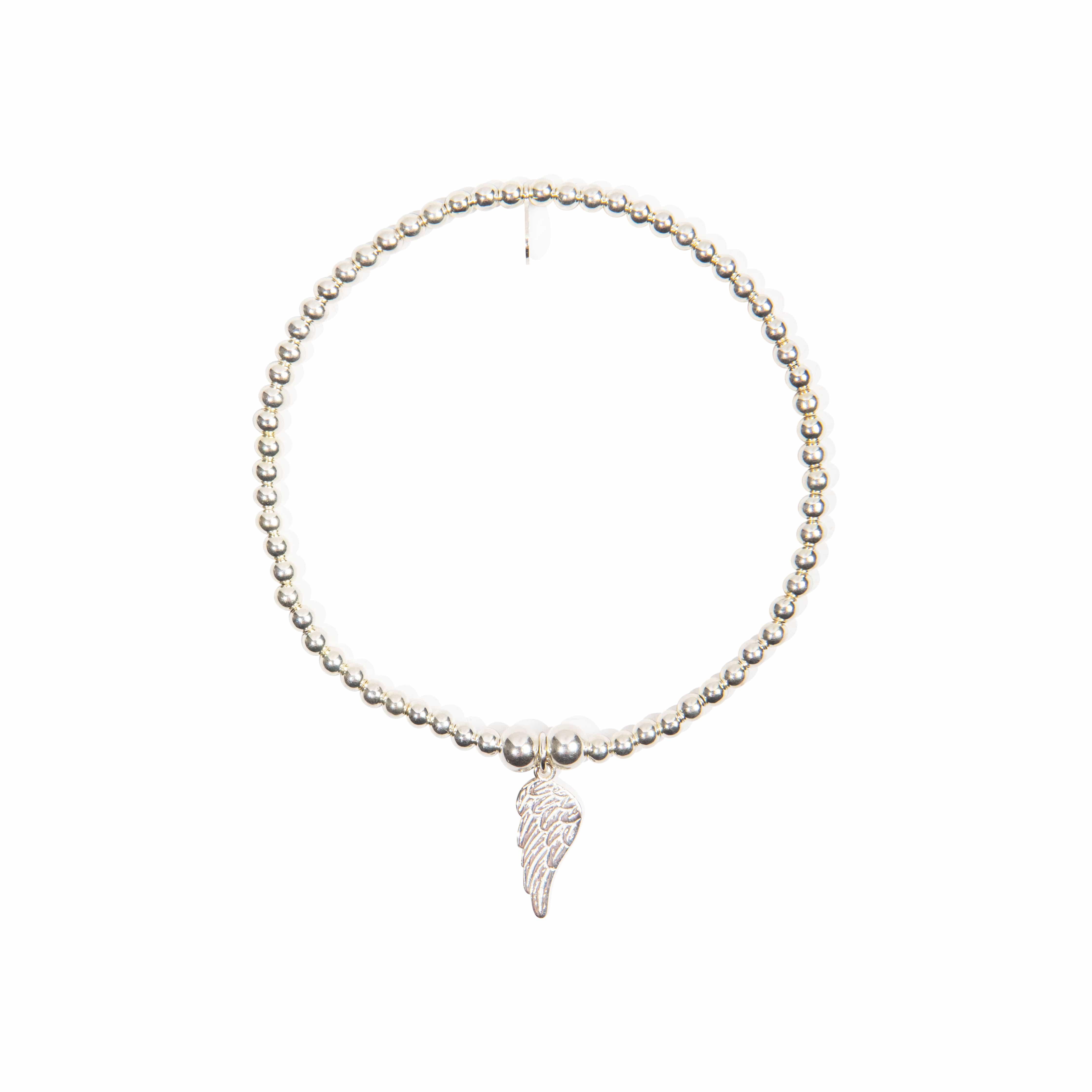 Angel Wing Bracelet - Sterling Silver bracelet With Love Beckie