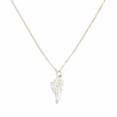 Angel Wing Necklace - Sterling Silver Necklace With Love Beckie