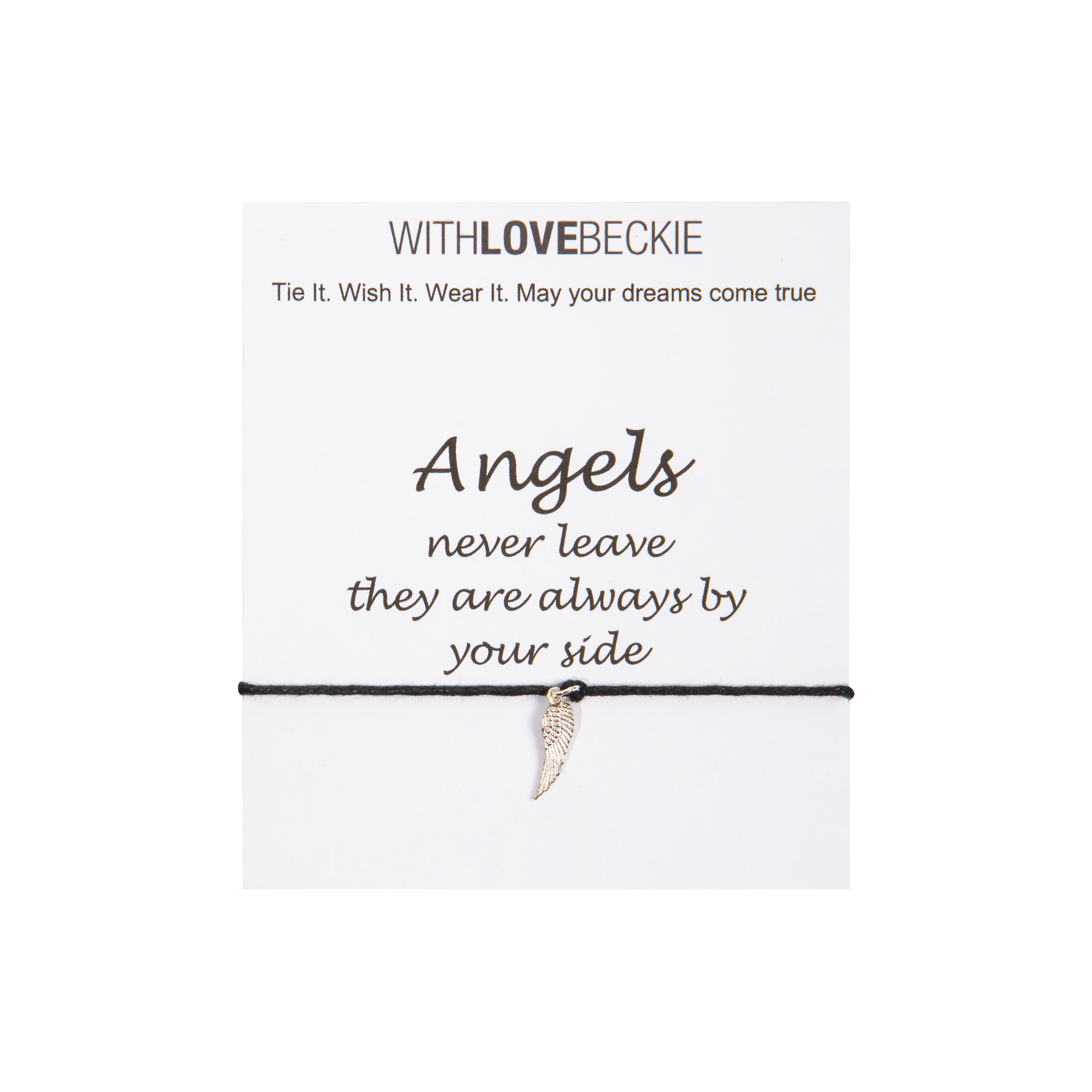 Angels Wish String bracelet With Love Beckie