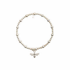 Bee Bracelet - Sterling Silver bracelet With Love Beckie