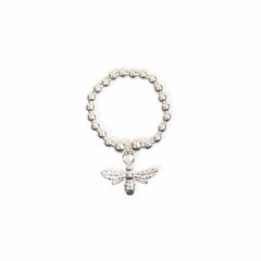 Bee Ring - Sterling Silver Ring With Love Beckie