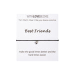 Best Friends Wish String bracelet With Love Beckie