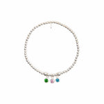 Birthstone Bracelet (Multiple Months) - Sterling Silver bracelet With Love Beckie
