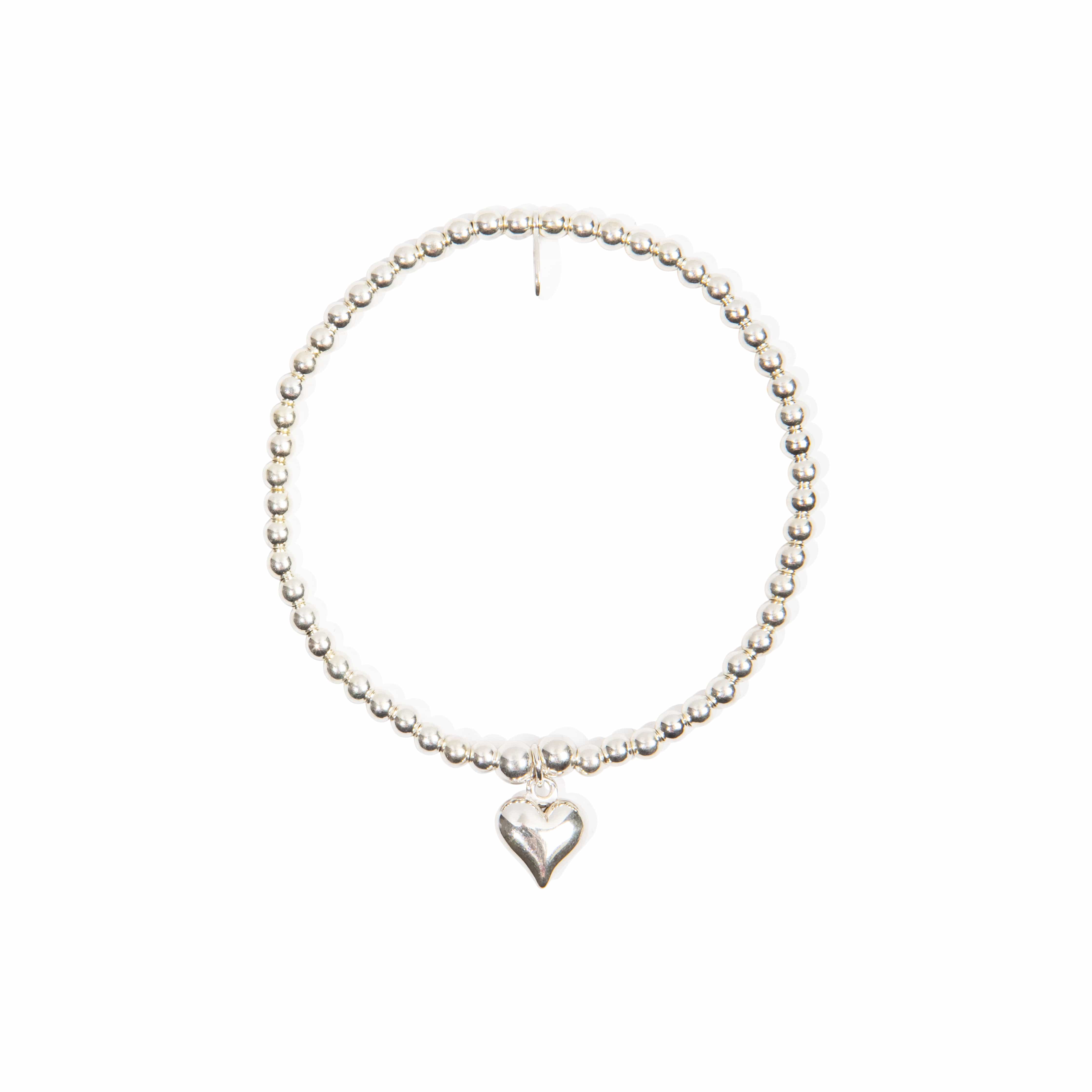 Children's Love Heart Bracelet - Sterling Silver bracelet With Love Beckie