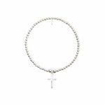 Cross Bracelet - Sterling Silver bracelet With Love Beckie