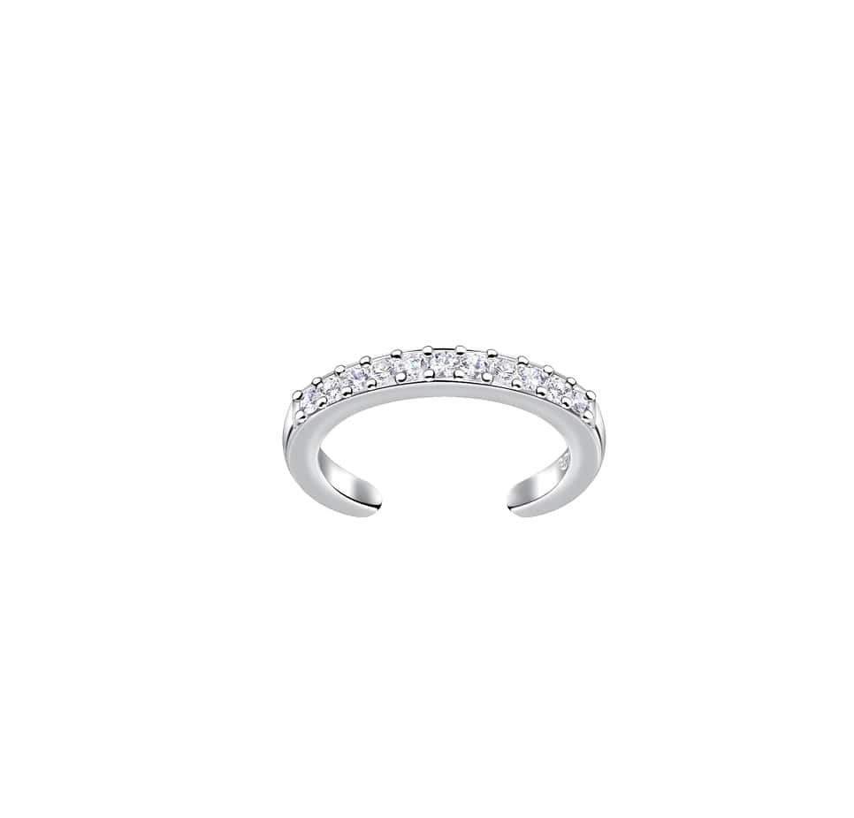 Eternity Ear Cuff - Sterling Silver Earrings With Love Beckie