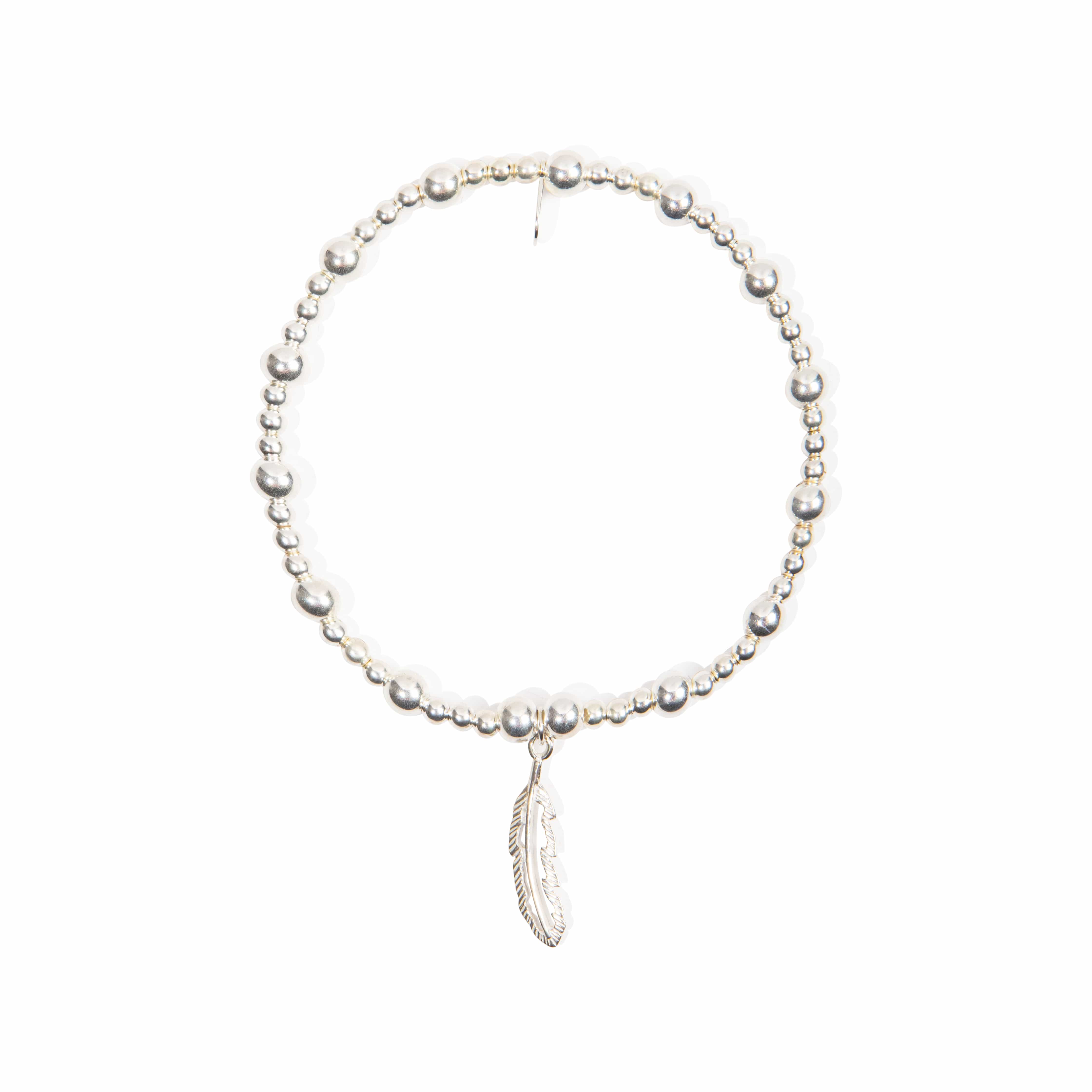 Filligree Feather Bracelet - Sterling Silver bracelet With Love Beckie