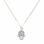 Hama Hand Necklace - Sterling Silver Necklace With Love Beckie