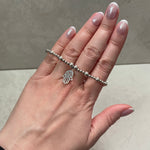 Hamsa Hand Bracelet - Sterling Silver bracelet With Love Beckie