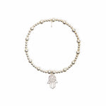 Hamsa Hand Bracelet - Sterling Silver bracelet With Love Beckie