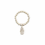 Hamsa Hand Ring - Sterling Silver Ring With Love Beckie