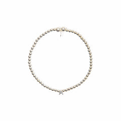 Initial Bead Bracelet - Sterling Silver bracelet With Love Beckie