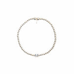 Initial Bead Bracelet - Sterling Silver bracelet With Love Beckie
