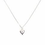 Love Heart Necklace - Sterling Silver Necklace With Love Beckie