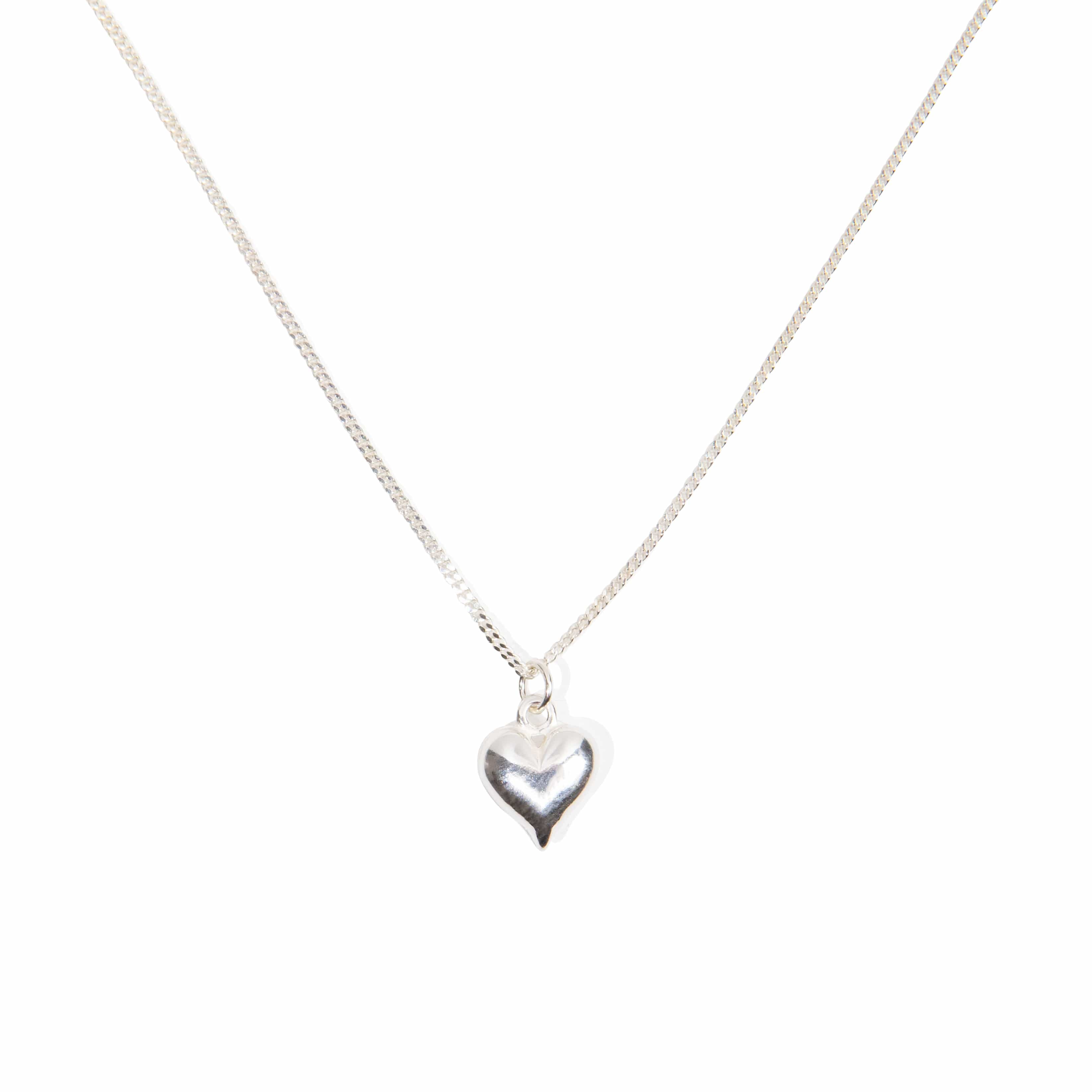 Love Heart Necklace - Sterling Silver Necklace With Love Beckie