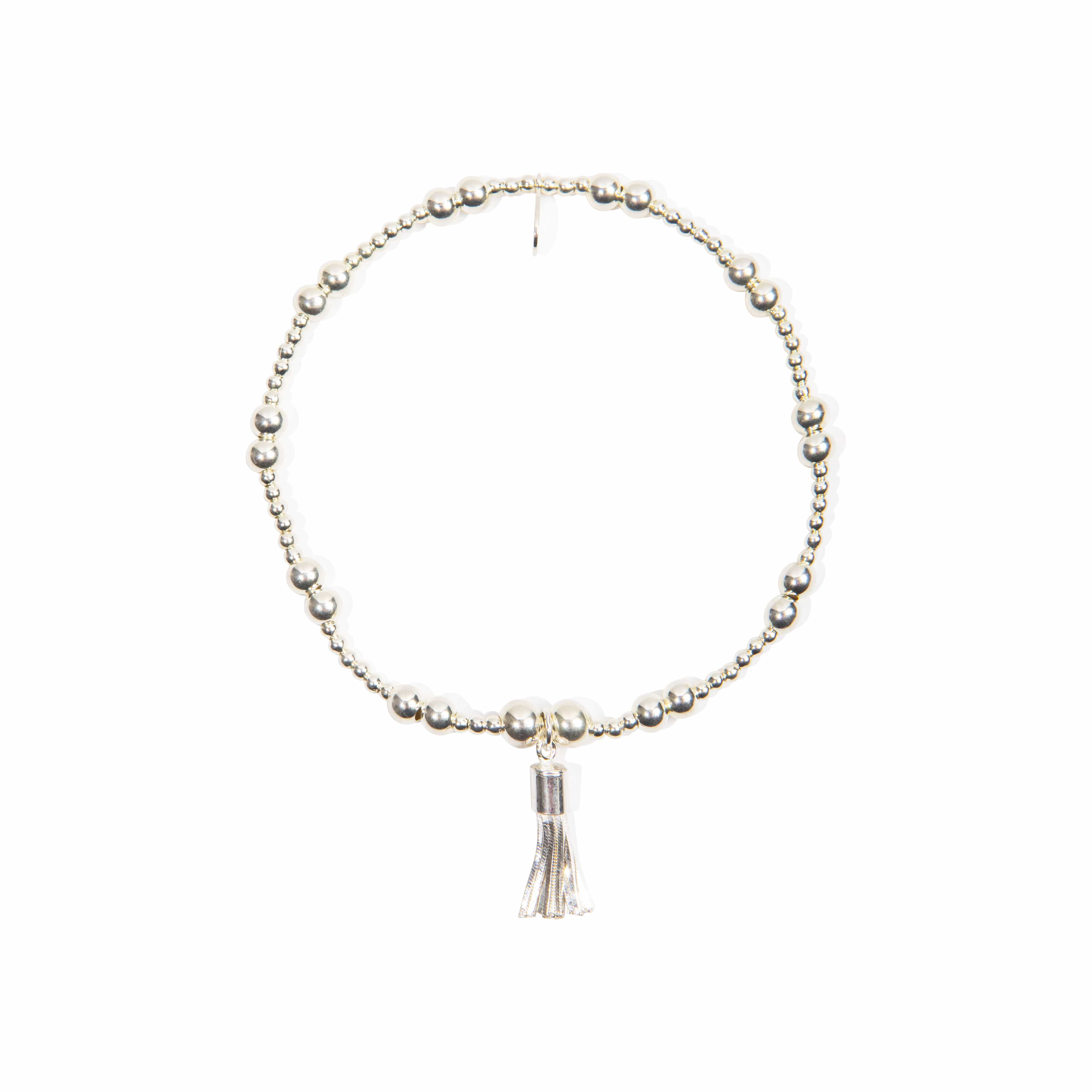 Mini Tassel Bracelet - Sterling Silver bracelet With Love Beckie