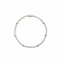 Mixed Bead Stacker Bracelet - Sterling Silver bracelet With Love Beckie