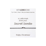 Secret Santa Wish String bracelet With Love Beckie