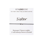 Sister Wish String bracelet With Love Beckie